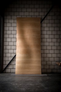 woruved wooden veneer panel