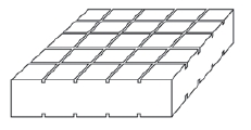 structural foam core with infusion grooves